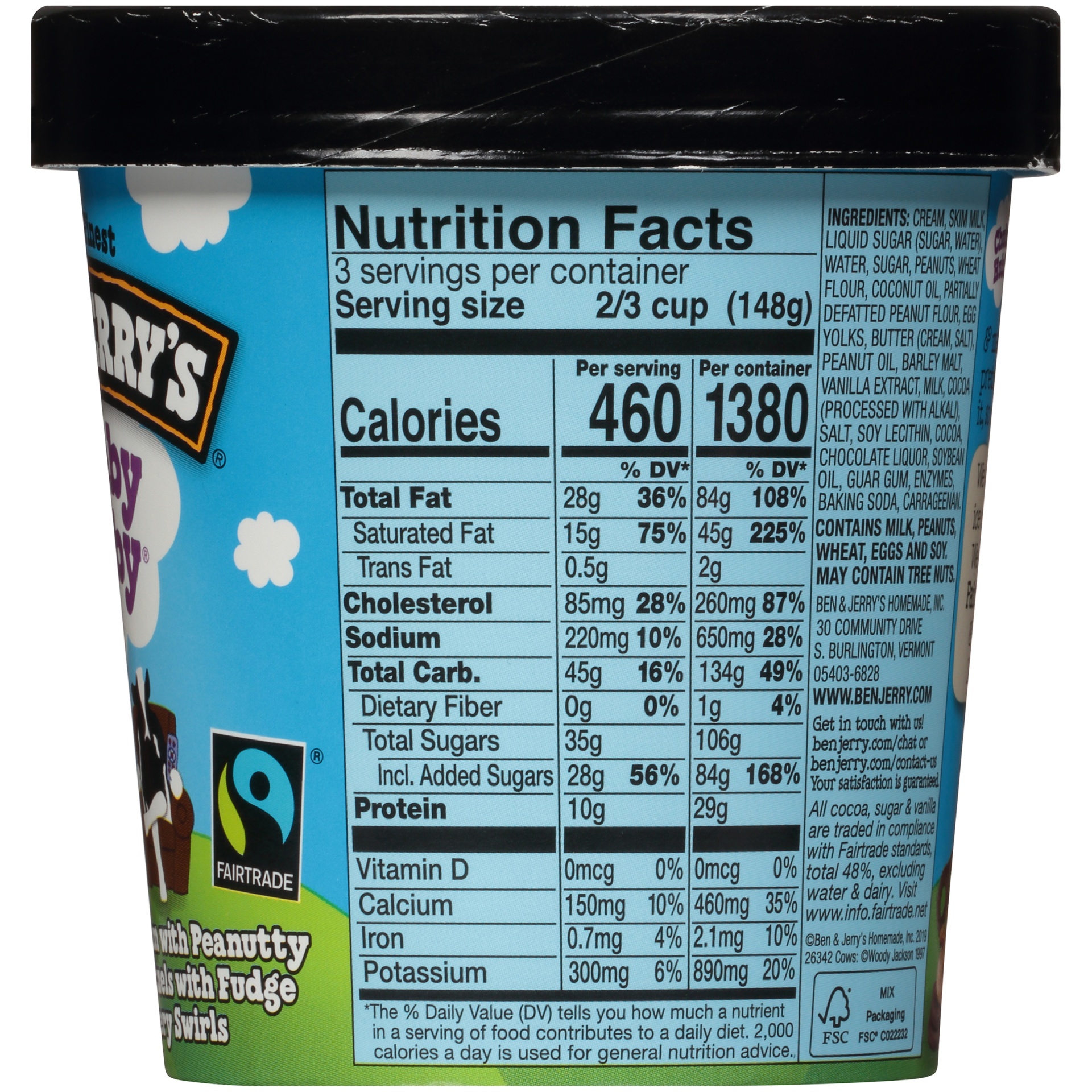 Ben And Jerrys Chubby Hubby Ice Cream 1 Pint Shipt 3323