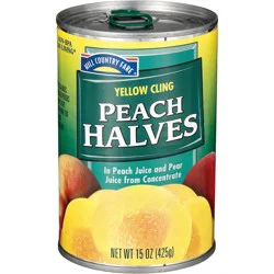 Hill Country Fare Light Yellow Cling Peach Halves