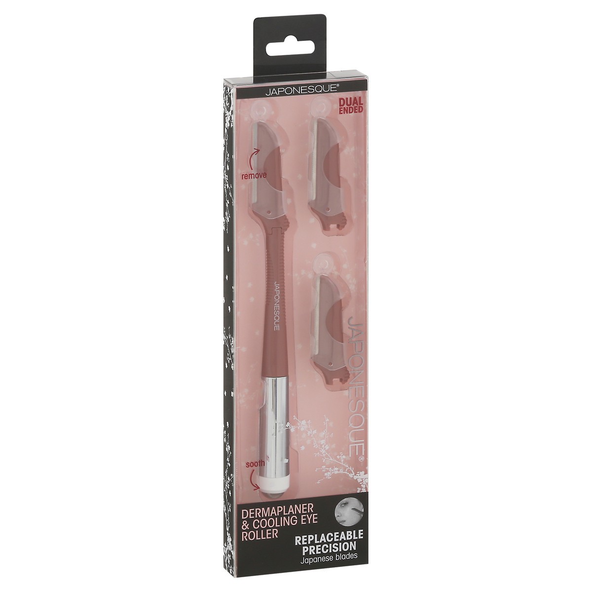 slide 2 of 9, Japonesque Dual Ended Dermaplaner & Cooling Eye Roller 1 ea, 1 ct