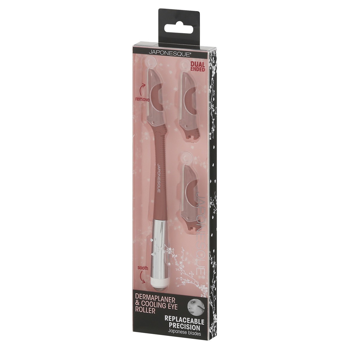 slide 3 of 9, Japonesque Dual Ended Dermaplaner & Cooling Eye Roller 1 ea, 1 ct