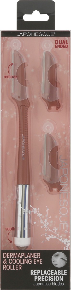 slide 6 of 9, Japonesque Dual Ended Dermaplaner & Cooling Eye Roller 1 ea, 1 ct