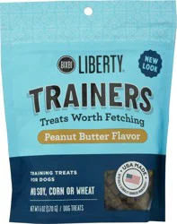 Bixbi Liberty Trainers Peanut Butter Flavor Dog Treats 6 oz