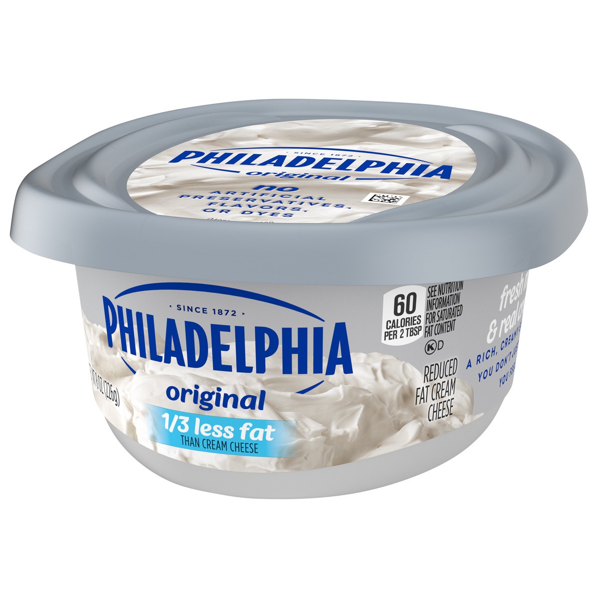 slide 7 of 9, Philadelphia Reduced Fat Cream Cheese Spread, 8 oz Tub, 8 oz
