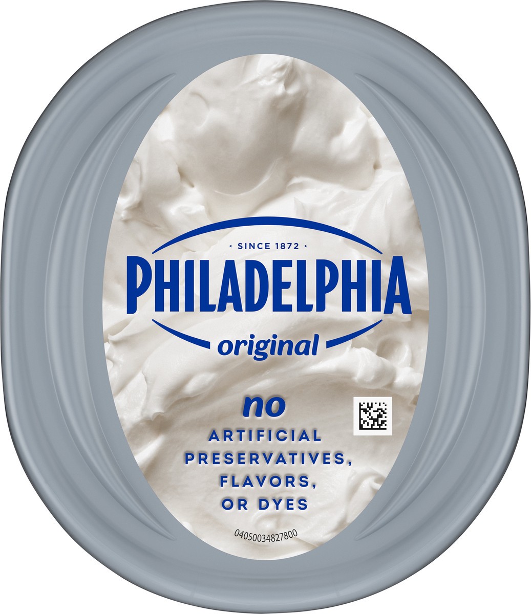 slide 2 of 9, Philadelphia Reduced Fat Cream Cheese Spread, 8 oz Tub, 8 oz