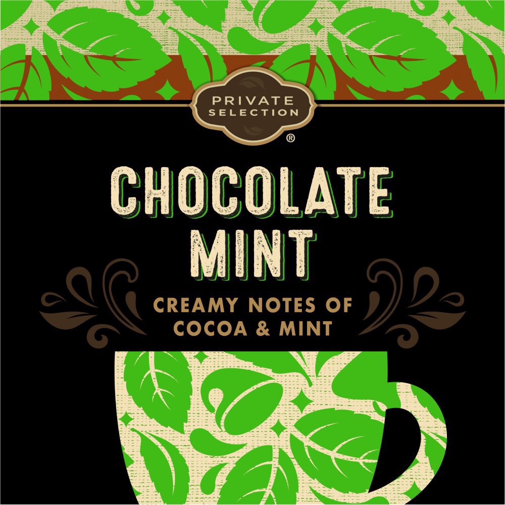 slide 6 of 6, Private Selection Chocolate Mint Medium Roast Coffee K-Cup Pods, 12 ct; 0.31 oz