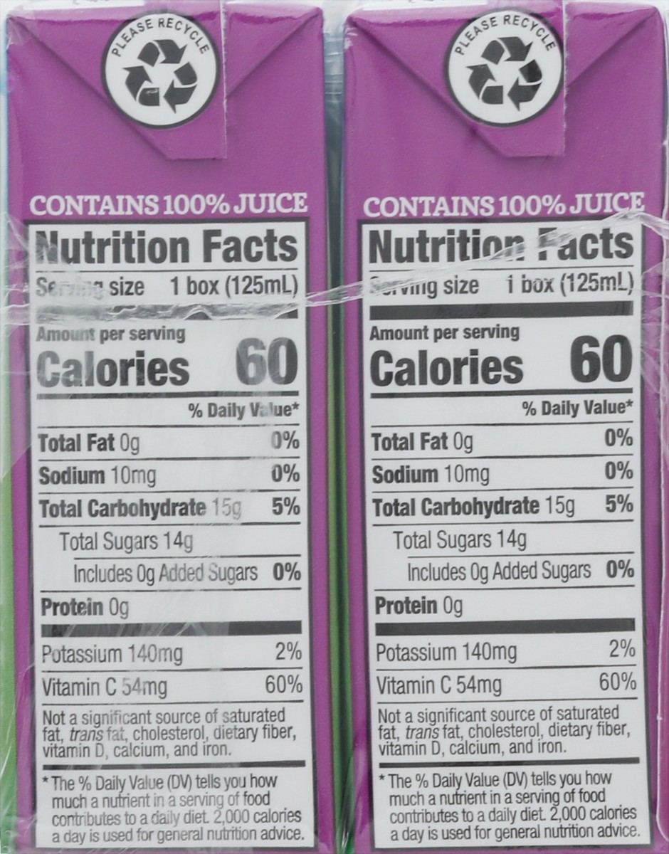 slide 9 of 14, Juicy Juice 100% Juice, Grape, 8 Count, 4.23 FL OZ Juice Boxes, 4.23 fl oz