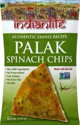 Indianlife Spinach Chips 6 oz