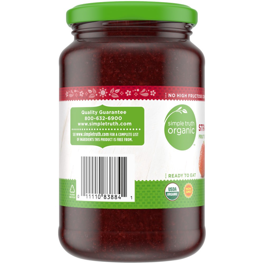 slide 5 of 6, Simple Truth Organic Strawberry Fruit Spread, 16.5 oz
