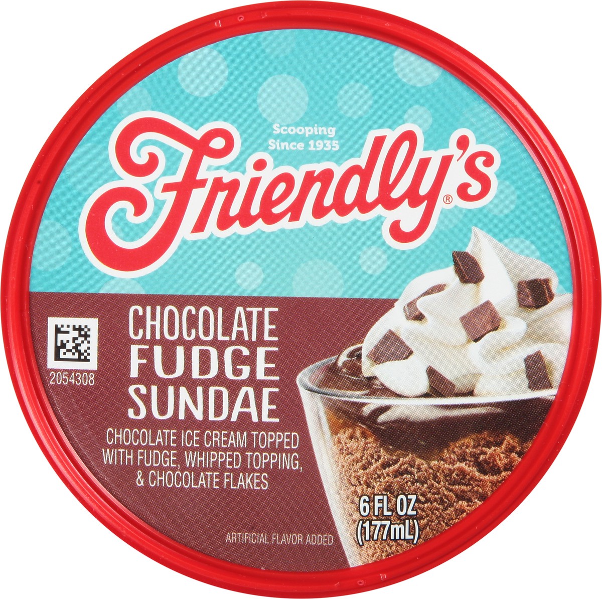 slide 7 of 11, Friendly's Chocolate Fudge Sundae 6 fl oz, 6 fl oz