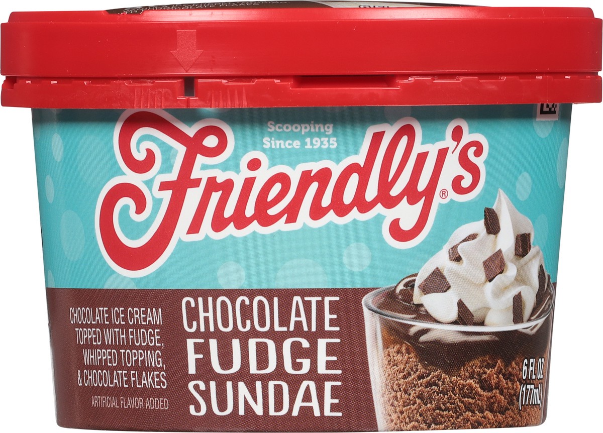 slide 4 of 11, Friendly's Chocolate Fudge Sundae 6 fl oz, 6 fl oz