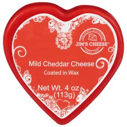 Jim's Heart Shaped Wax Dipped Candy