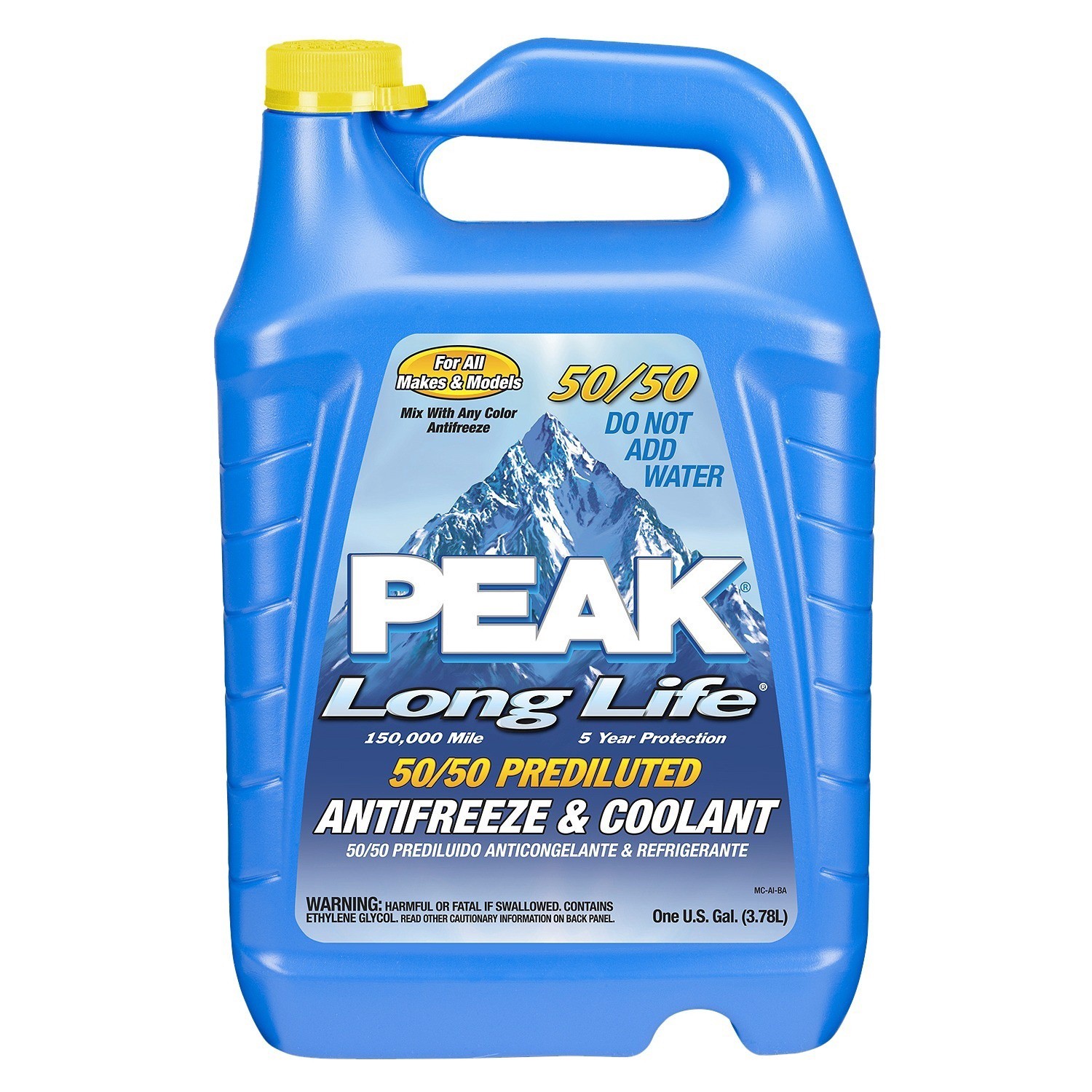 slide 1 of 4, PEAK 1gal 50/50 Long Life Prediluted Antifreeze and Coolant, 1 gal