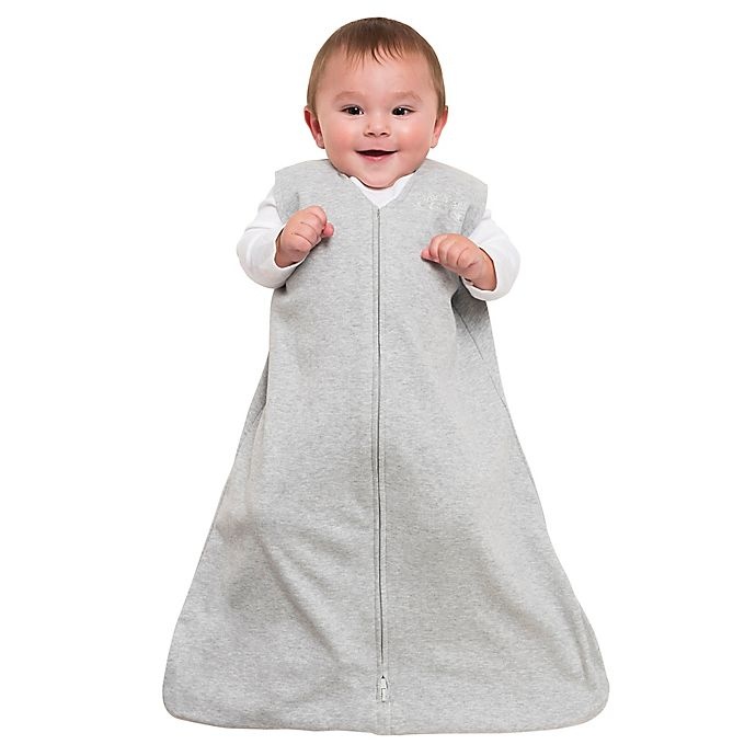 slide 2 of 4, HALO Large SleepSack Cotton Wearable Blanket - Grey, 1 ct