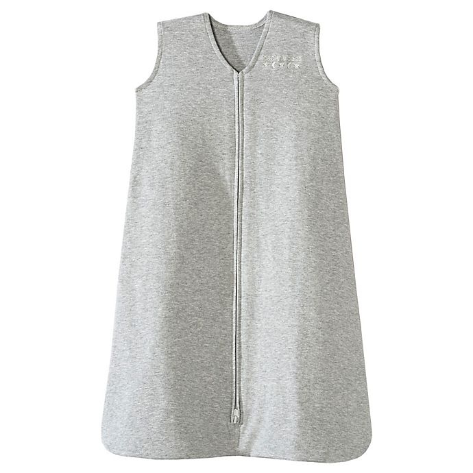 slide 1 of 4, HALO Large SleepSack Cotton Wearable Blanket - Grey, 1 ct
