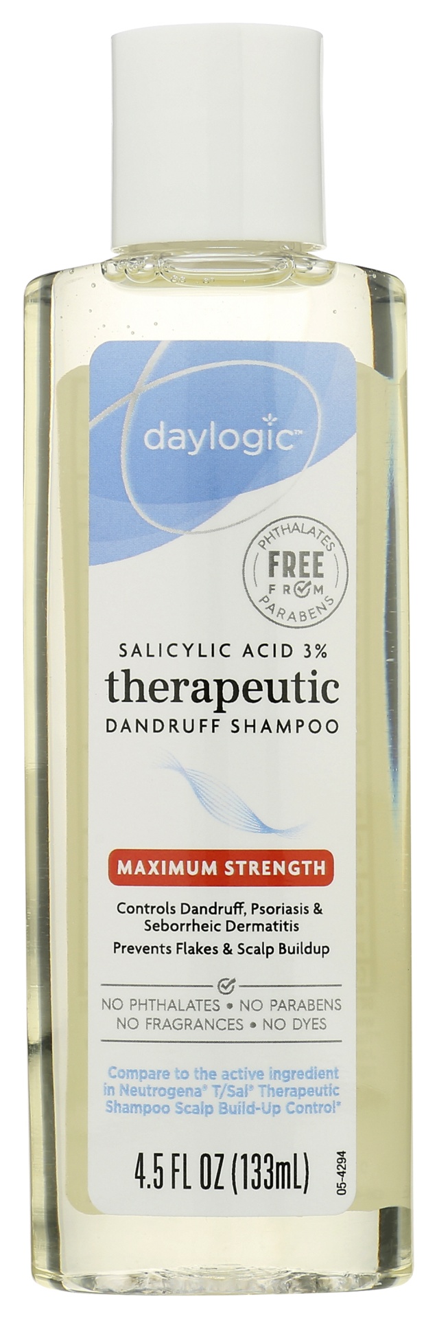 slide 1 of 1, Daylogic Salicylic Therapeutic Dandruff Shampoo, 4.5 fl oz