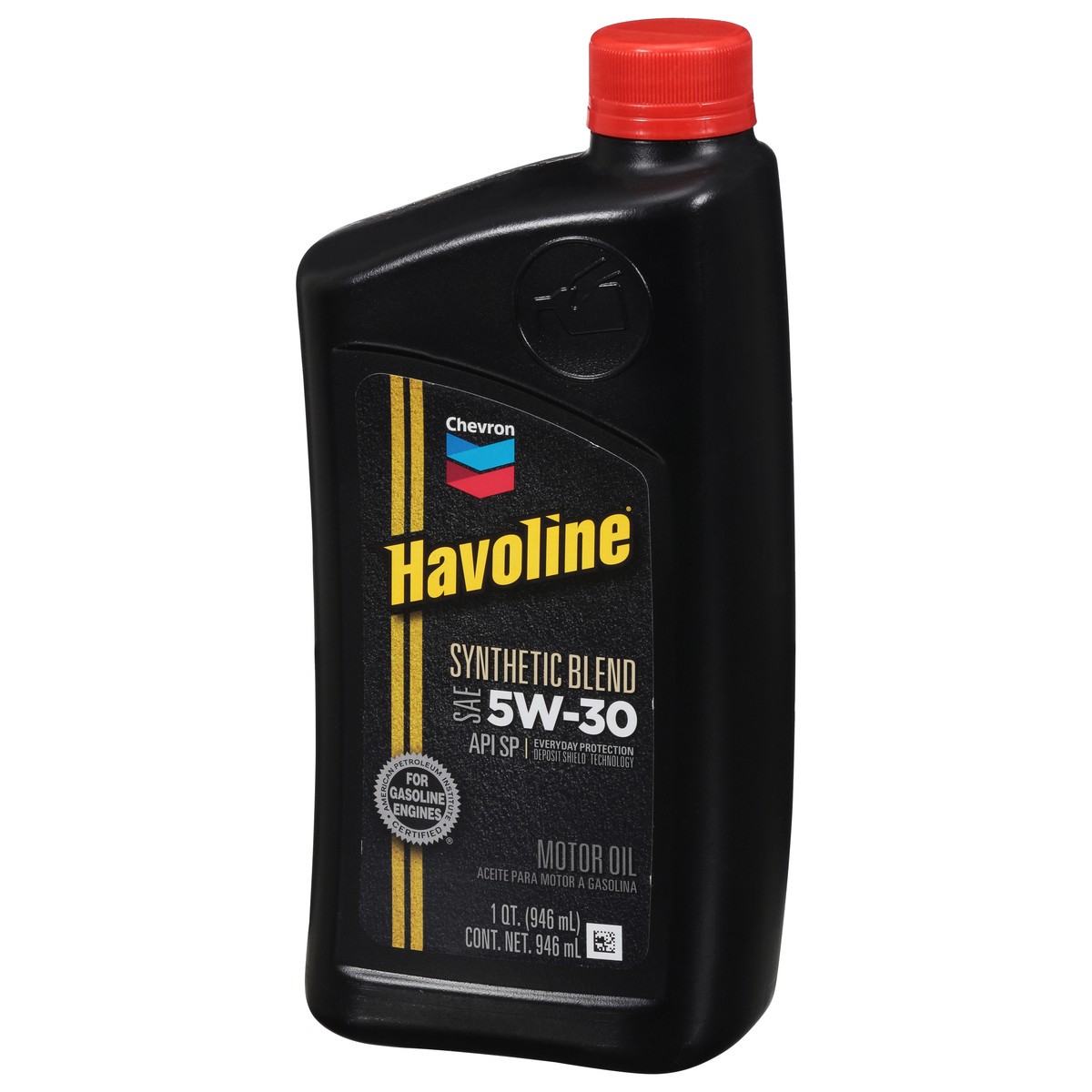 slide 5 of 9, Havoline 5W-20 Synthetic Blend Motor Oil 1 qt, 1 qt