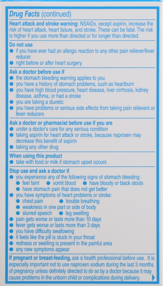 slide 7 of 11, Aleve Pain Reliever/Fever Reducer 50 Caplets, 50 ct
