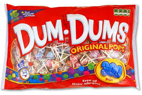 slide 1 of 1, Dum Dums Pops Bulk, per lb