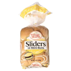 Village Hearth Sliders Buns Mini 12 ea