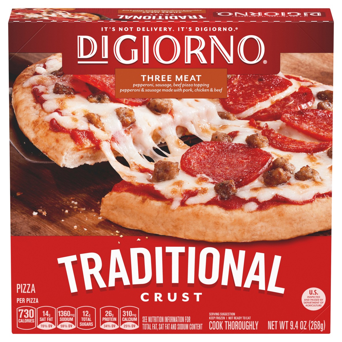 slide 1 of 13, DiGiorno Pizza, 9.4 oz