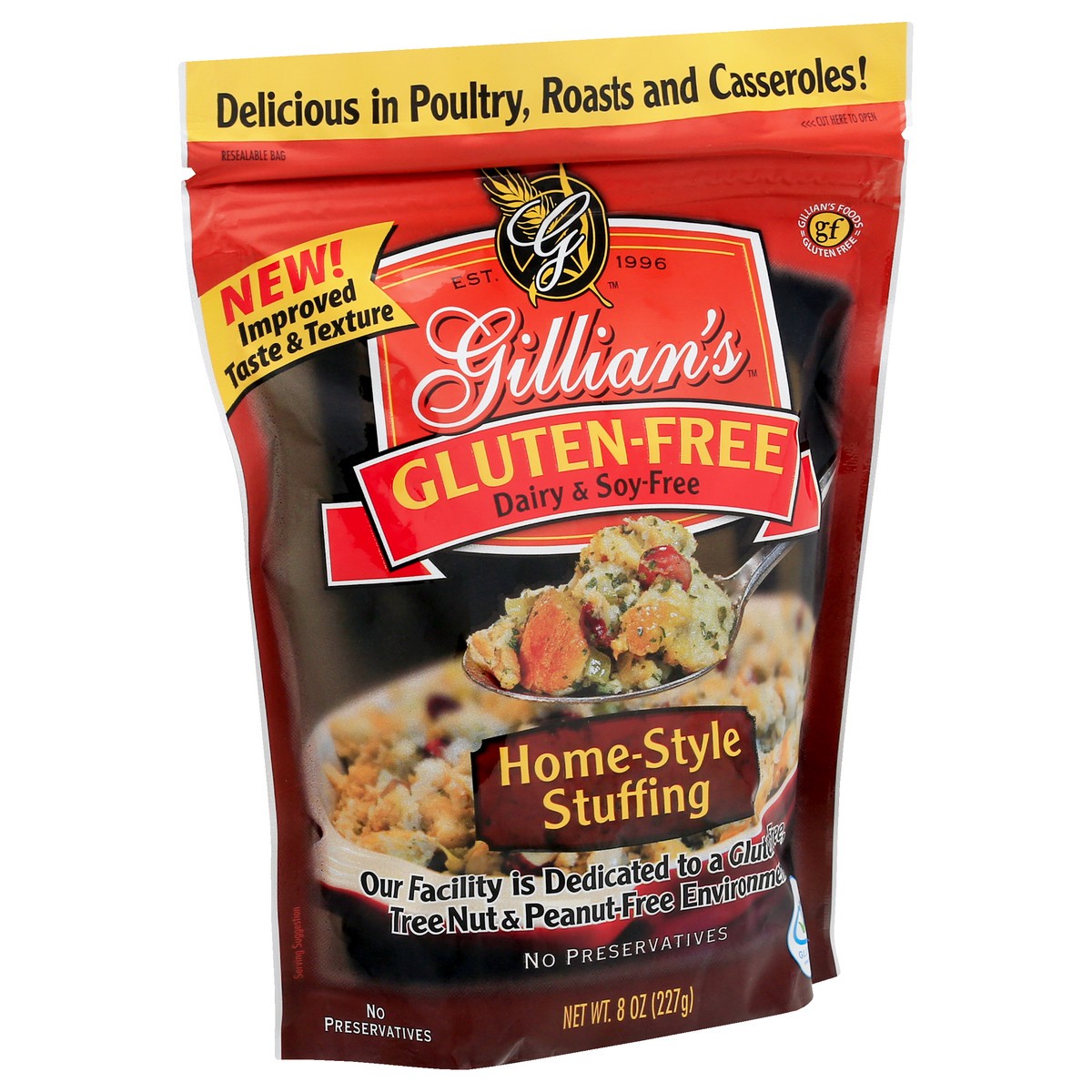 slide 3 of 13, Gillian's Gillians Foods, Inc. Gillians Stuffing, Gluten-Free, Home-Style, 8 oz