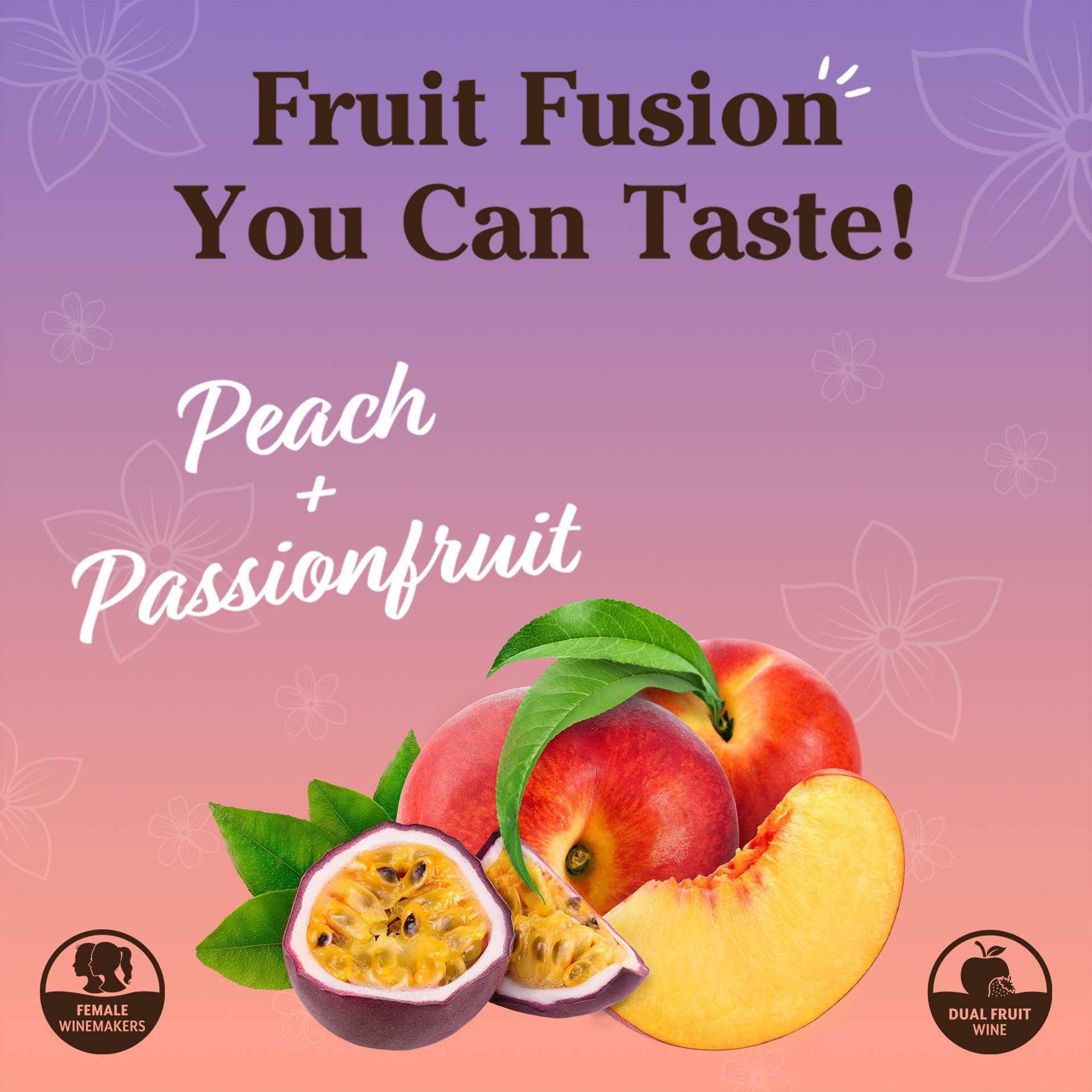 slide 12 of 13, San Antonio Fruit Farm Peach Passion Fruit White Wine 750 ml, 750 ml