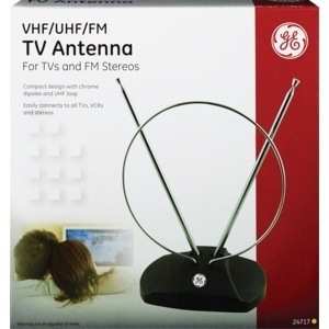 slide 1 of 1, GE VHF/UHF/FM TV Antenna, 1 ct