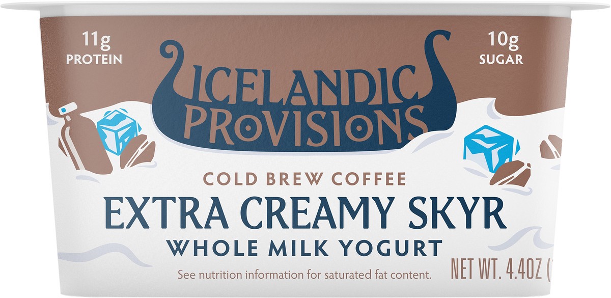 slide 2 of 6, Icelandic Provisions Cold Brew Coffee Extra Creamy Skyr - 4.4 oz, 4.4 oz