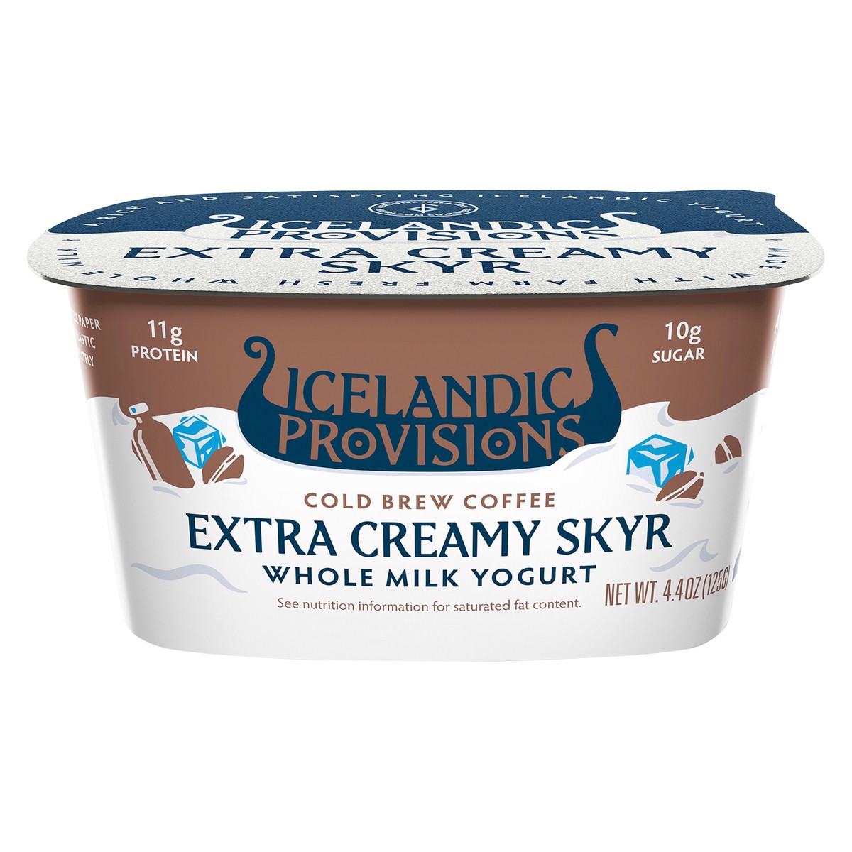 slide 1 of 6, Icelandic Provisions Cold Brew Coffee Extra Creamy Skyr - 4.4 oz, 4.4 oz