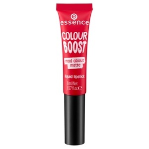 slide 1 of 1, Essence Colour Boost Mad About Matte Liquid Lipstick, 07 Seeing Red, 0.282 oz