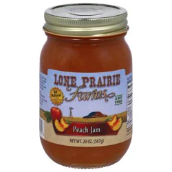 Lone Prairie Farms Peach Jam 20 oz
