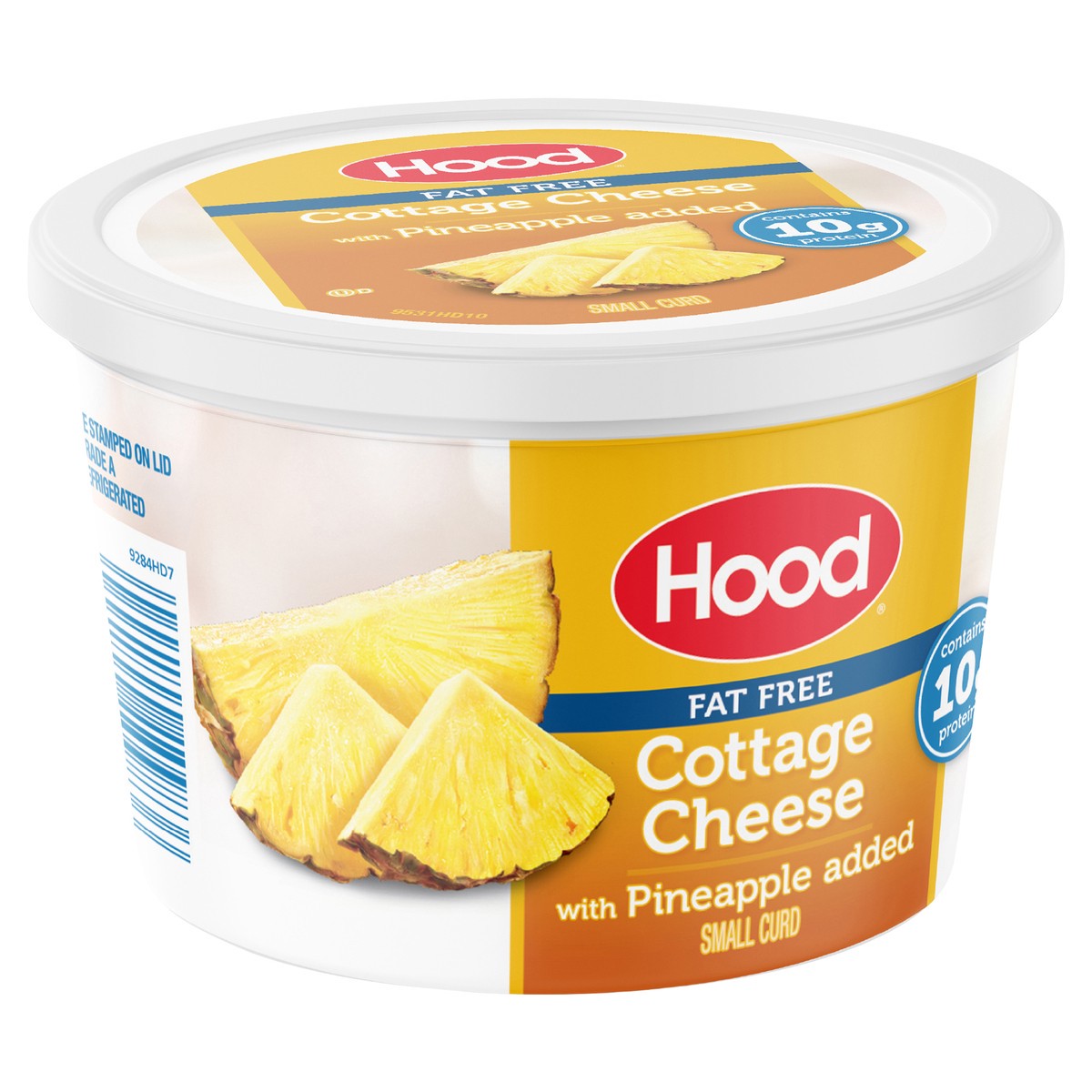 slide 9 of 9, Hood Fat Free Cottage Cheese with Pineapple, 16 oz, 16 oz