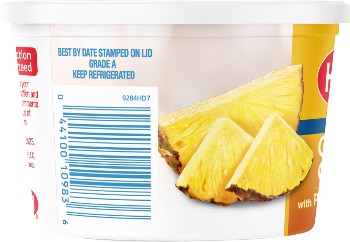 slide 4 of 9, Hood Fat Free Cottage Cheese with Pineapple, 16 oz, 16 oz