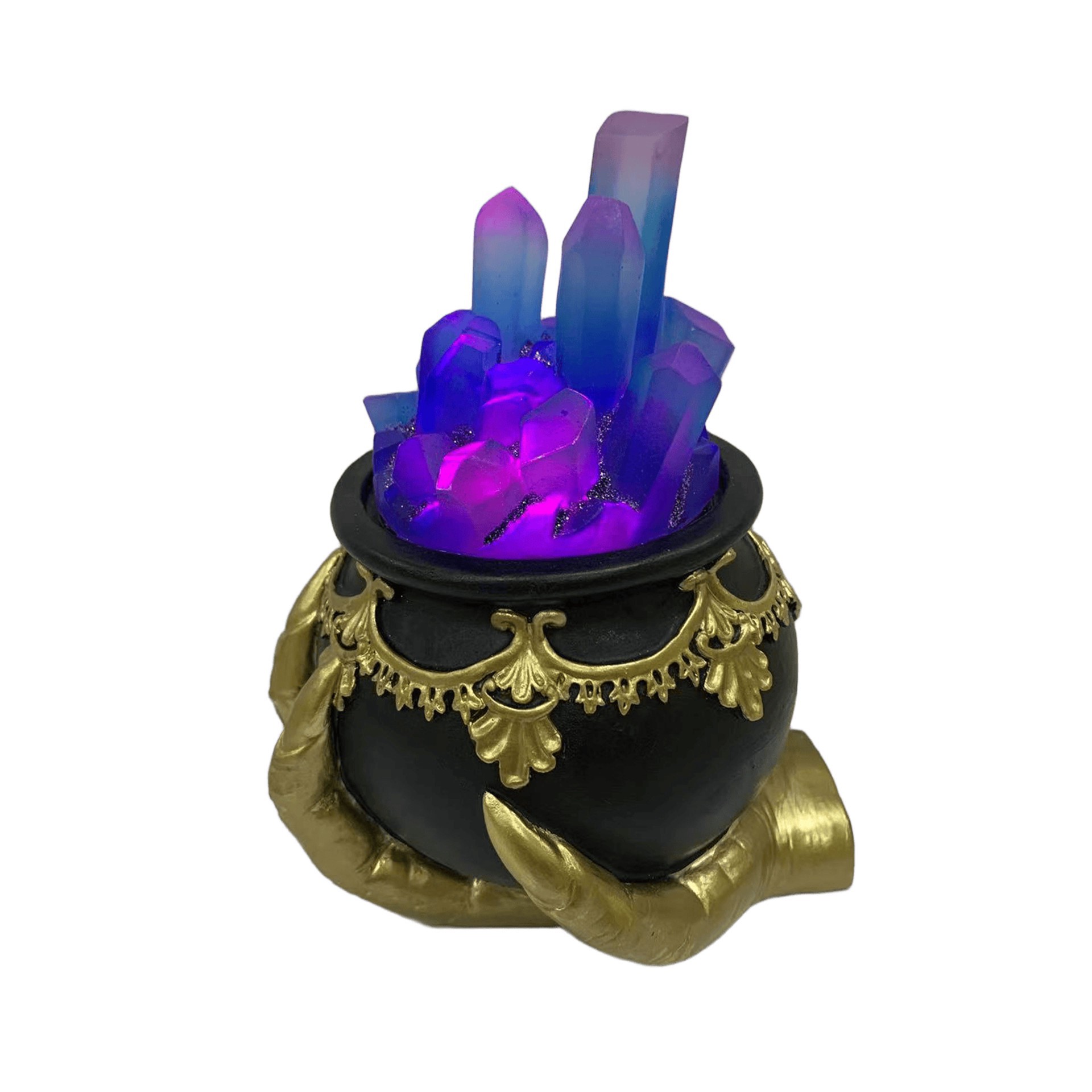 slide 2 of 4, 8" Led Cauldron Tabletop Decor By Ashland, 4.8 in x 3.1 in x 7.8 in