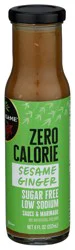 Ka Me Sesame Ginger Sauce Zero Calories - 8 oz