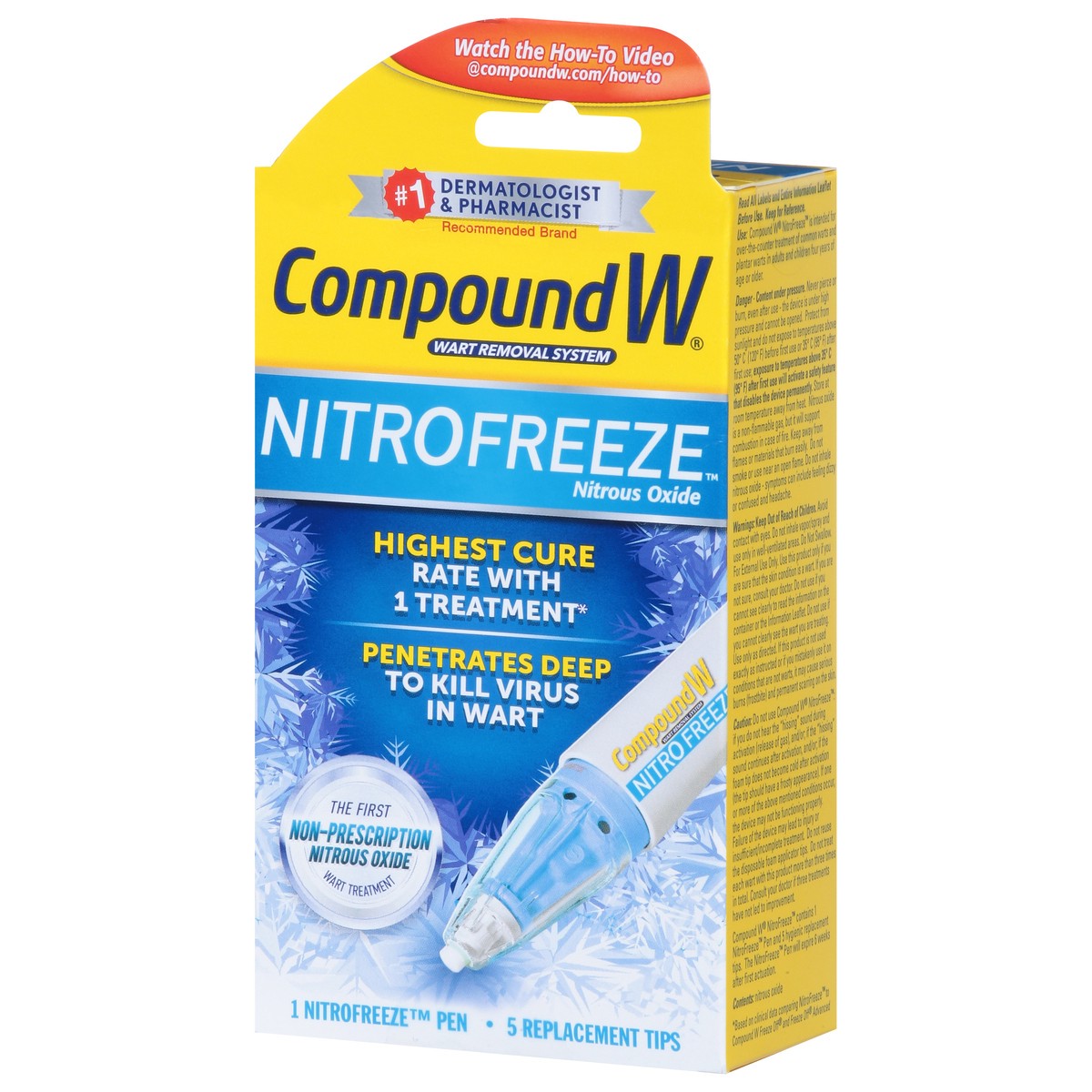 slide 3 of 9, Compound W Nitrofreeze Wart Removal System, 6 Ct, 1 ct