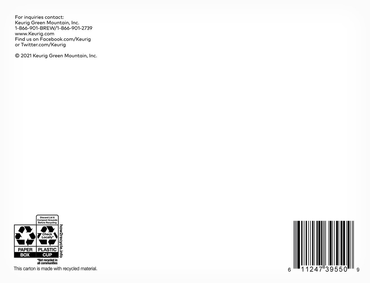 slide 5 of 10, Green Mountain Coffee Roasters Hazelnut Coffee, Keurig Single Serve K-Cup Pods, Light Roast, 48 Count, 48 ct