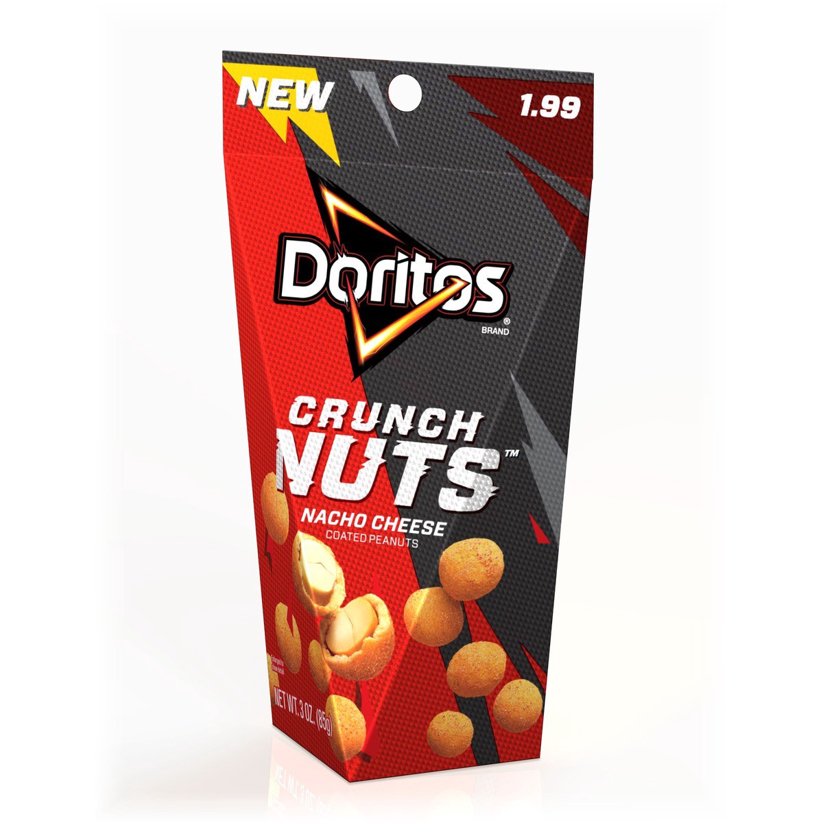 slide 8 of 9, Doritos Nacho Crunch Nuts, 3 oz