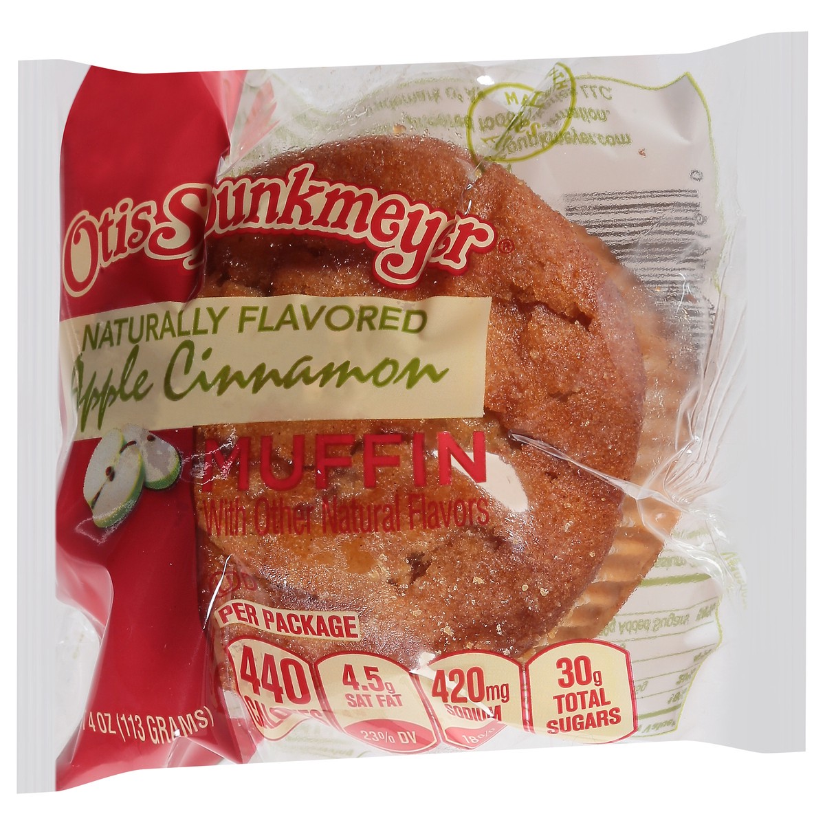 slide 4 of 9, Otis Spunkmeyer Apple Cinnamon Muffin 4 oz, 4 oz