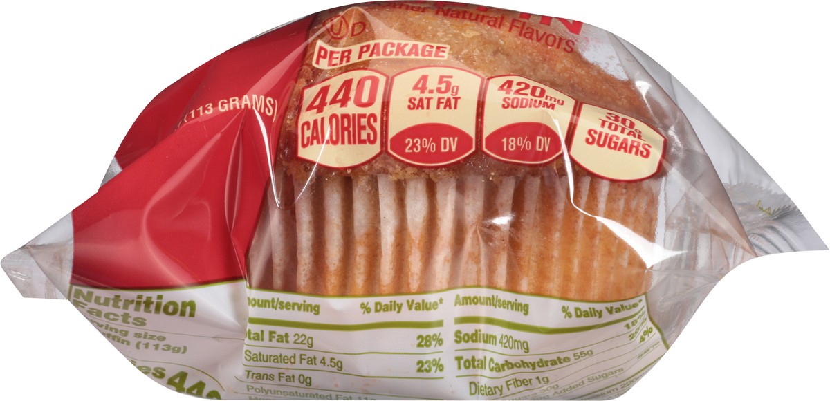 slide 9 of 9, Otis Spunkmeyer Apple Cinnamon Muffin 4 oz, 4 oz
