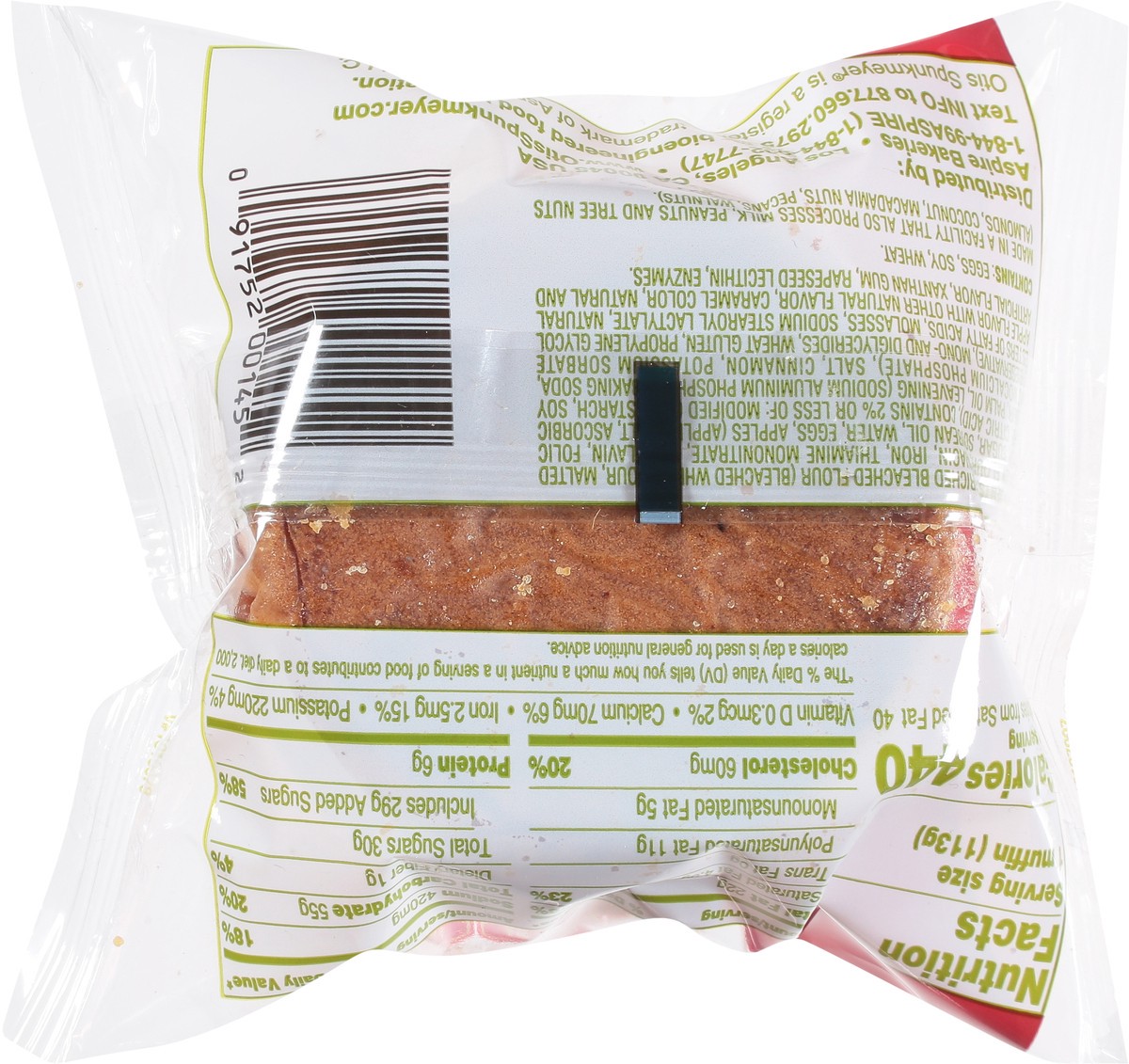 slide 7 of 9, Otis Spunkmeyer Apple Cinnamon Muffin 4 oz, 4 oz