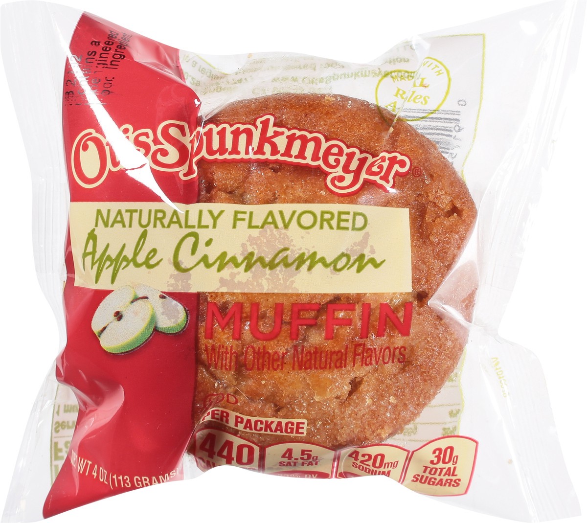 slide 6 of 9, Otis Spunkmeyer Apple Cinnamon Muffin 4 oz, 4 oz