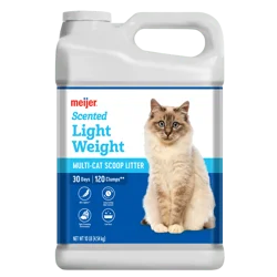 Meijer Lightweight Clumping Cat Litter, Scented, 10 Lbs