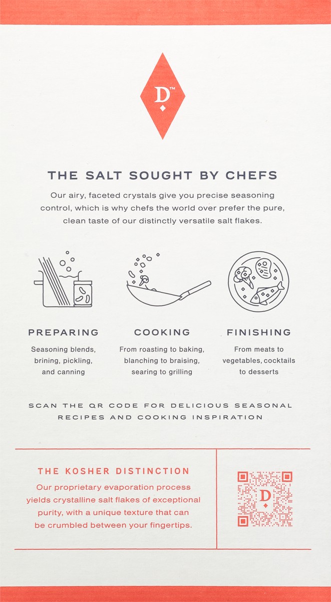 slide 5 of 9, Diamond Crystal Salt Co Kosher Salt Flakes 48 oz, 