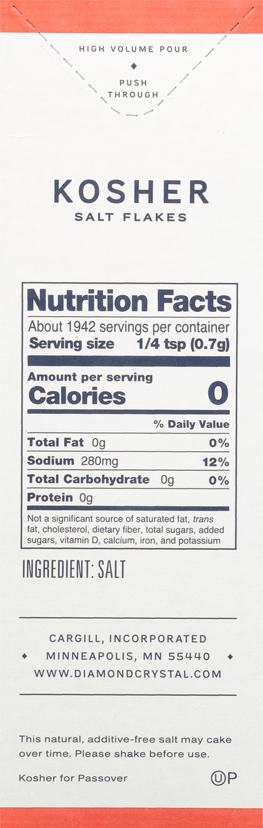 slide 7 of 9, Diamond Crystal Salt Co Kosher Salt Flakes 48 oz, 