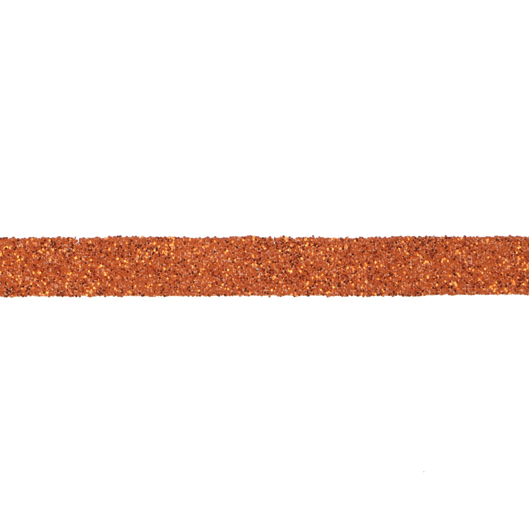 slide 2 of 3, 3/8" X 4yd. Orange Glitter Ribbon By Celebrate It Halloween, 3/8 in x 4 yd