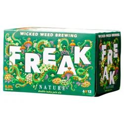 Wicked Weed Brewing Freak of Nature Double IPA Beer