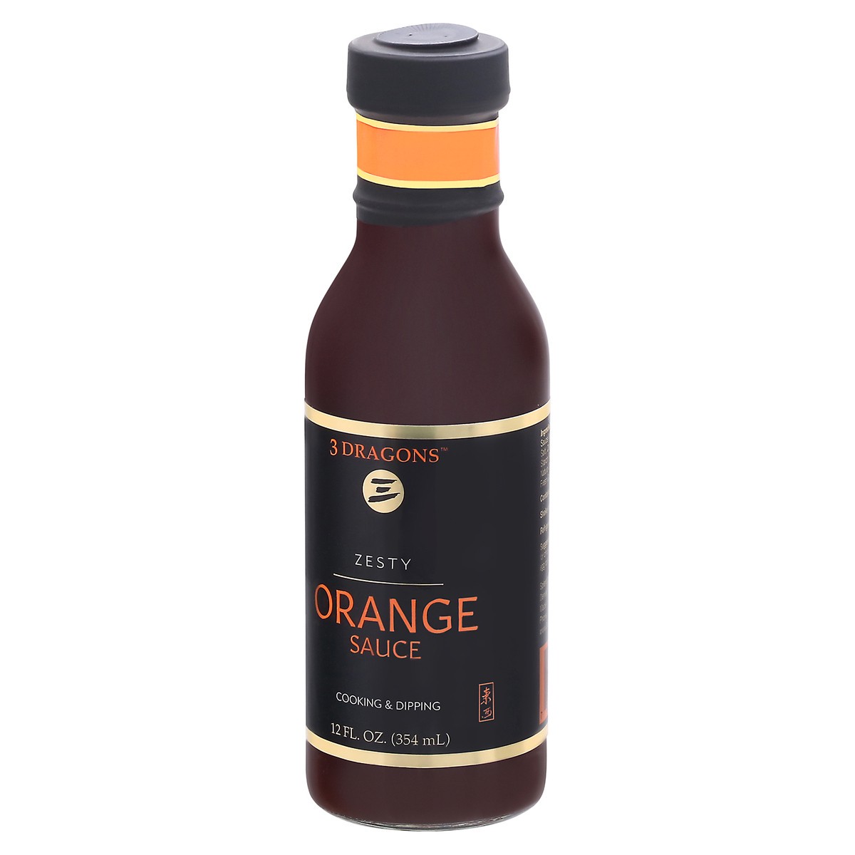 slide 3 of 9, 3 Dragons Zesty Orange Sauce 12 fl oz, 12 fl oz