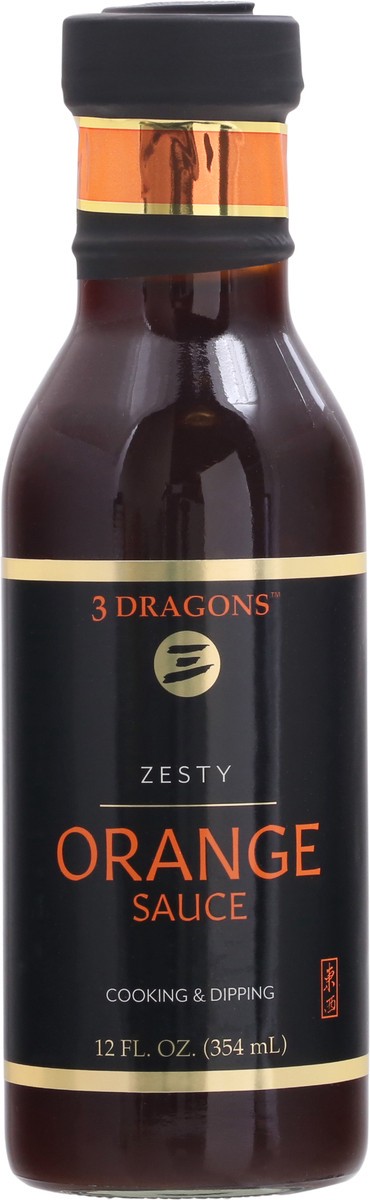 slide 6 of 9, 3 Dragons East West Tea Company Zesty Orange Cooking and Dipping Sauce, 12 oz