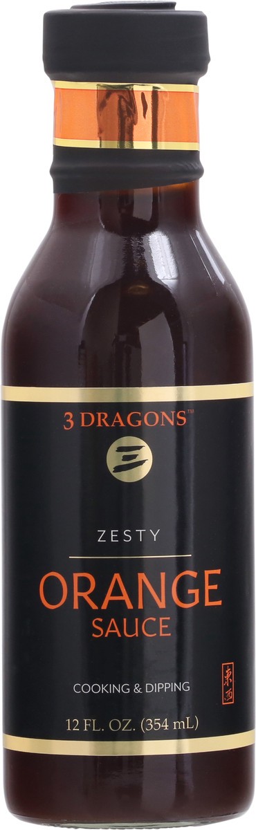 slide 1 of 9, 3 Dragons Zesty Orange Sauce 12 fl oz, 12 fl oz